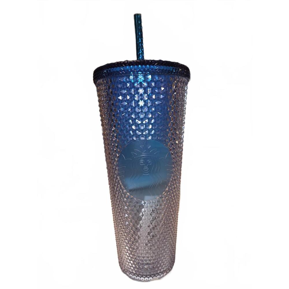 Shine‎ Blue Bling Studded Coldcup - NWT - Venti - Korea